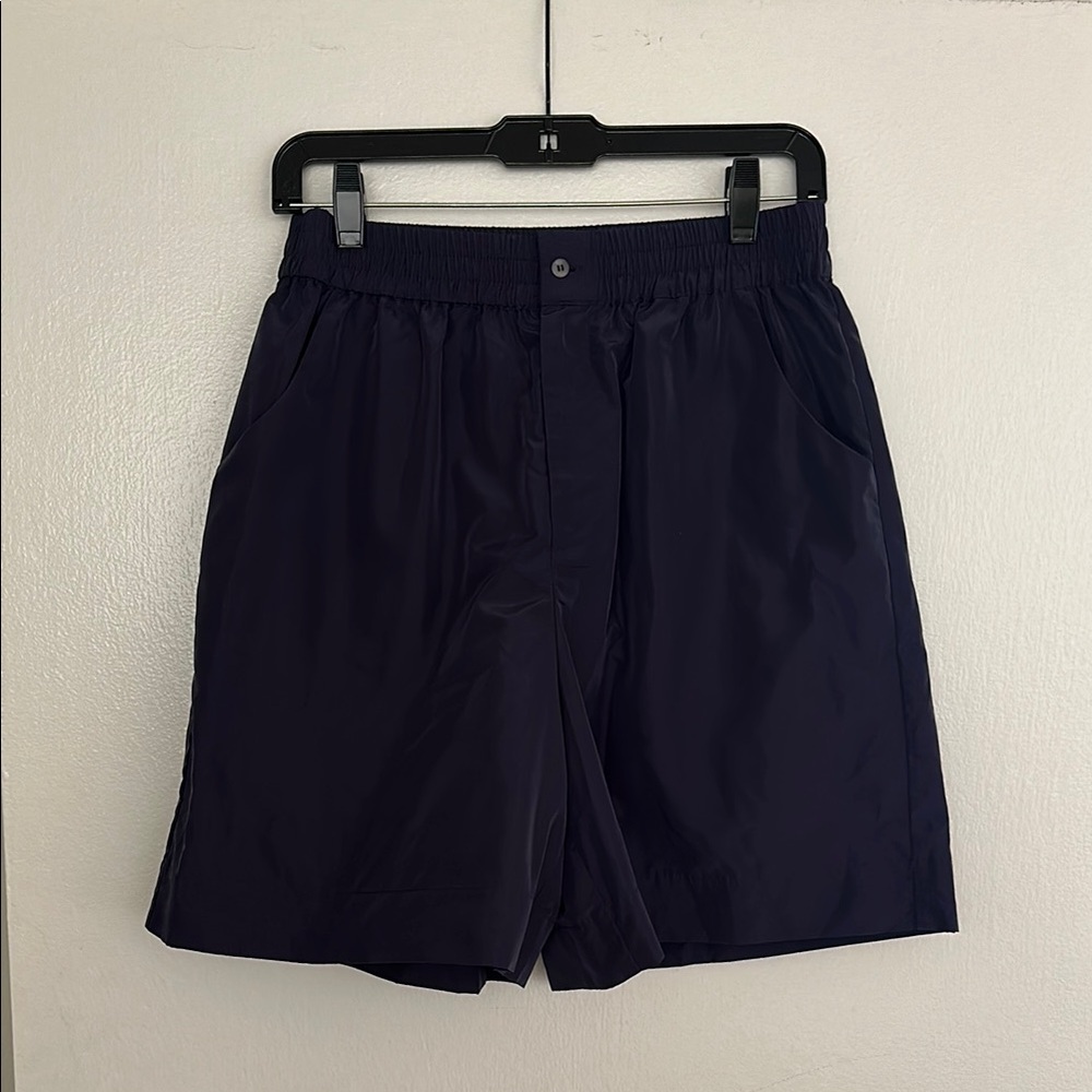 STAUD Navy Long Shorts - size Small